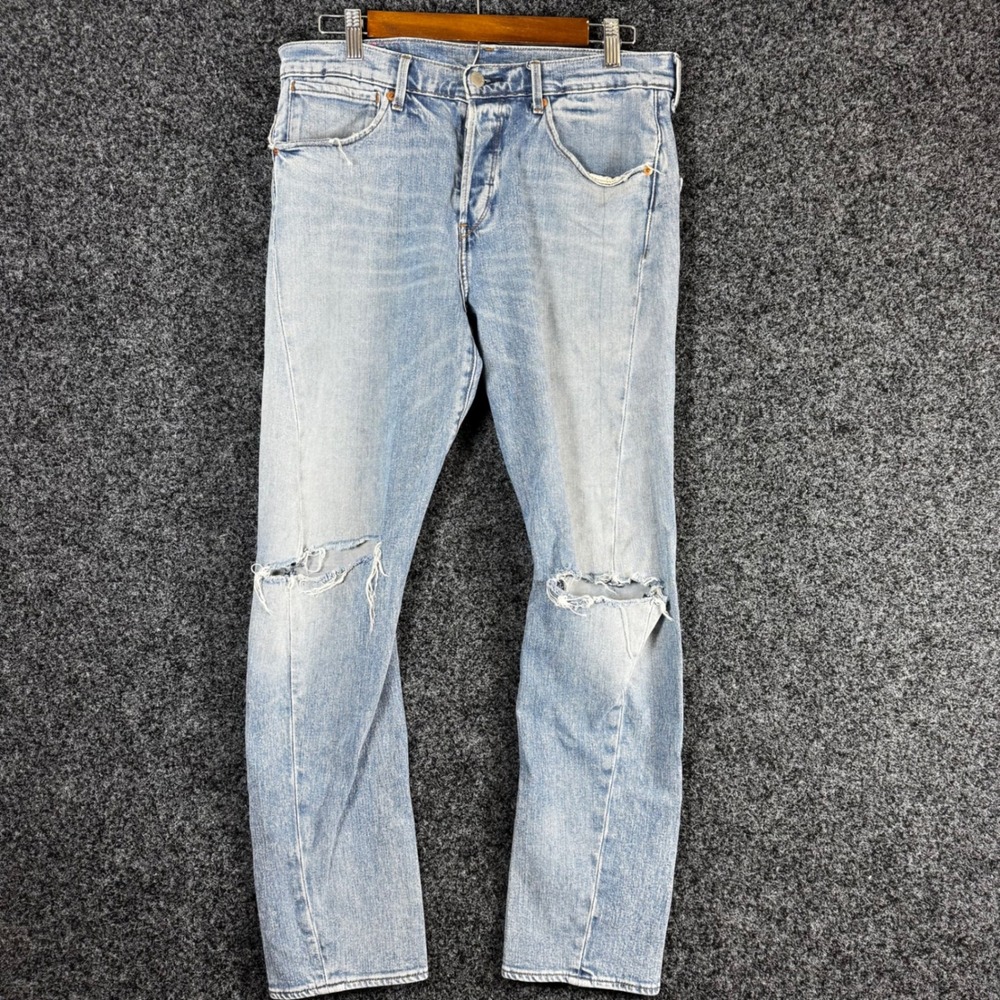 Levis Engineered Jeans LEJ 502 Light Wash Distressed Regular Taper 30x30